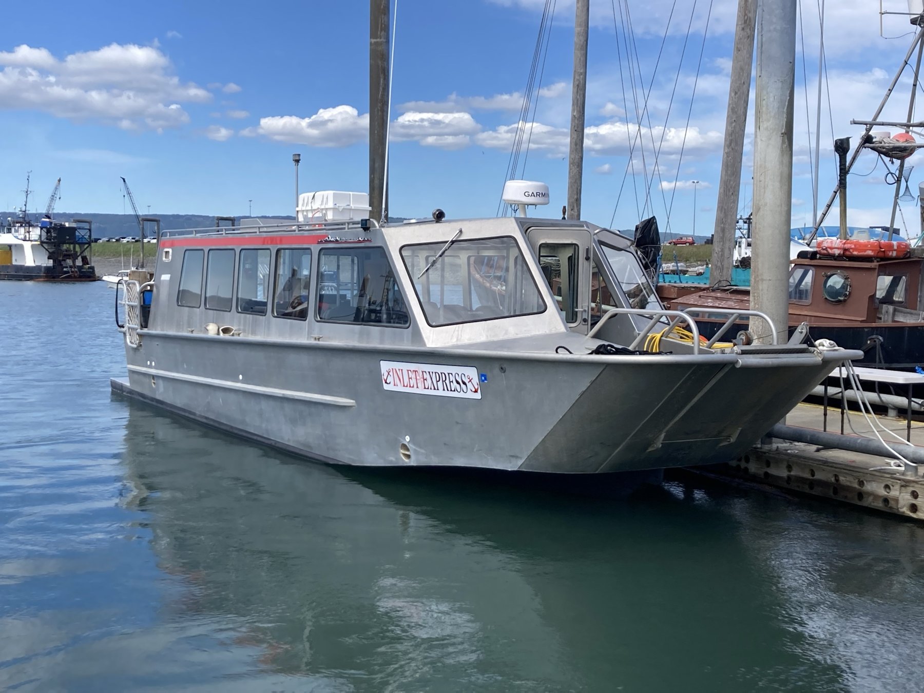 M/V Inlet Express docked at Homer Harbor